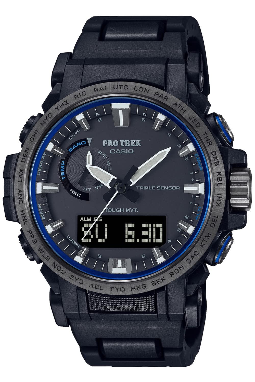 [Casio] Wristwatch Protrek Climber Line Radio-Controlled Solar-Powered with Biomass Plastic PRW-61FC-1JF Men's Black