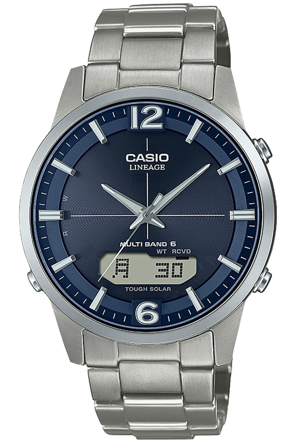 [LINEAGE] [CASIO] Watch  Radio-Controlled Solar Titanium Model LCW-M170TD-2AJF Men's Silver