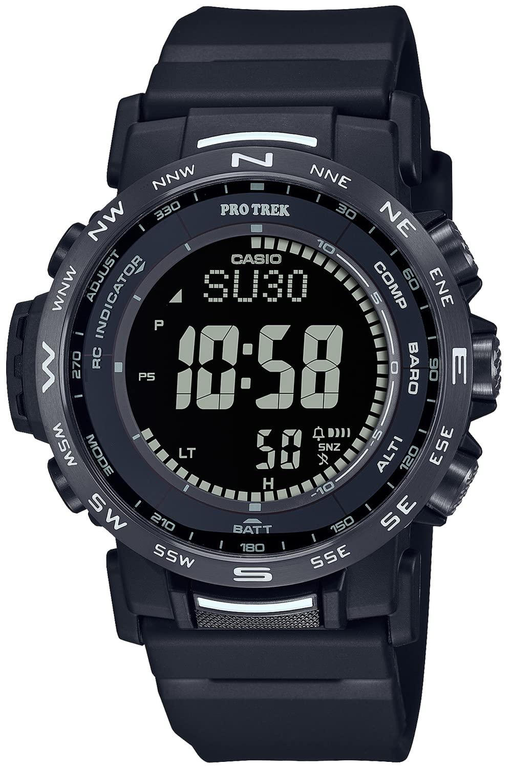 [CASIO] WATCH PROTREK CLIMBER LINE RADIO-CONTROLLED SOLAR POWERED WITH BIOMASS PLASTIC PRW-35Y-1BJF MEN'S ALL BLACK