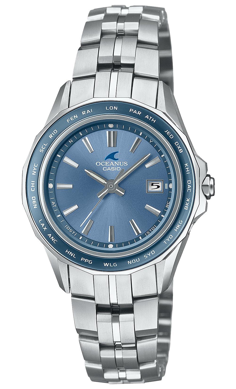 [Casio] OCEANUS Manta Radio-Controlled Solar Watch with Sapphire Crystal OCW-S40-2AJF Men's Silver