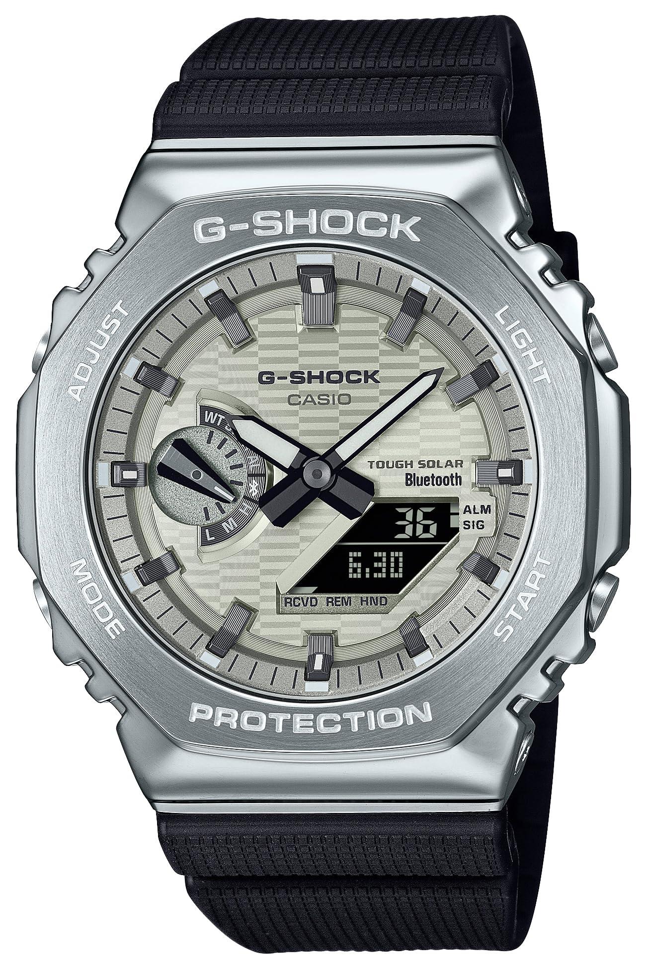 [CASIO] G-SHOCK Watch  Metal Covered  Bluetooth-Equipped  Tough Solar  Environmentally Conscious Materials Used  GBM-2100A-8BJF  Men's  Light Yellow Gold
