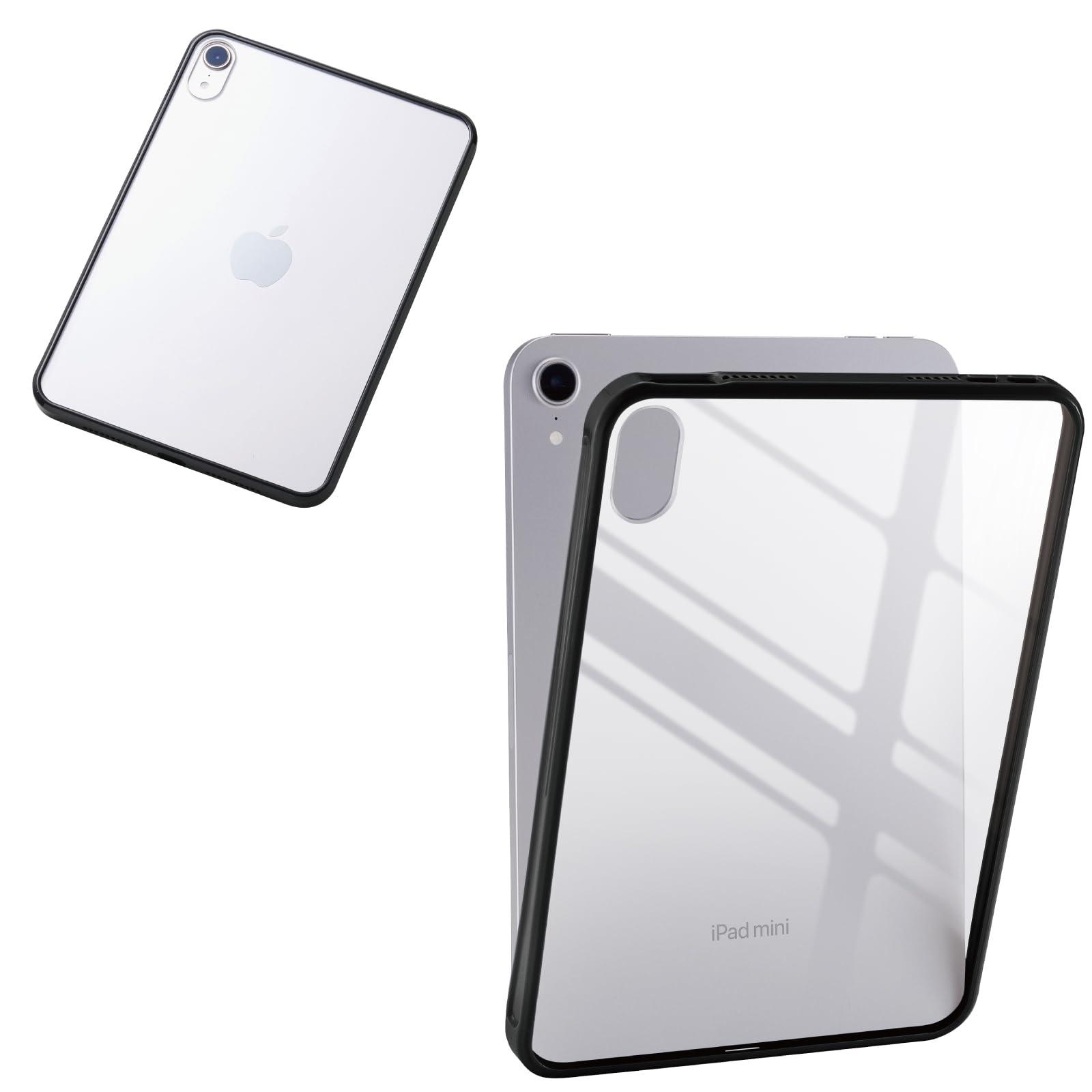 ELECOM iPad mini (A17 Pro) Clear Case Hybrid Back Clear Black TB-A25STSLOBK