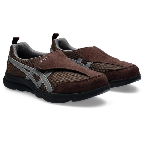 [ASICS WALKING Wellness Walker] Walking Shoes Life Walker Easy On/Off 3E Men's Coffee/Gray 010 24.5 cm