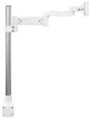 Live Creator Desktop Pole Mount Arm Horizontal Mid + Short Arm Clamp Mount Ivory/Silver ARM2-17-10P21