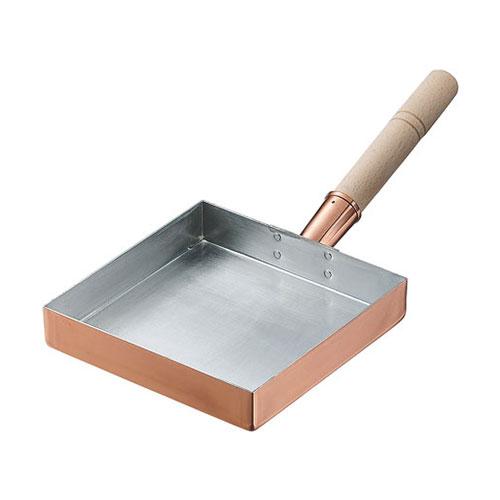Tanabe Metalware Copper Tamagoyaki Pan Kanto Style Medium Size (18cm) A professional favorite that improves with every use Square base design 180×180×33mm Made in Japan TK-0712