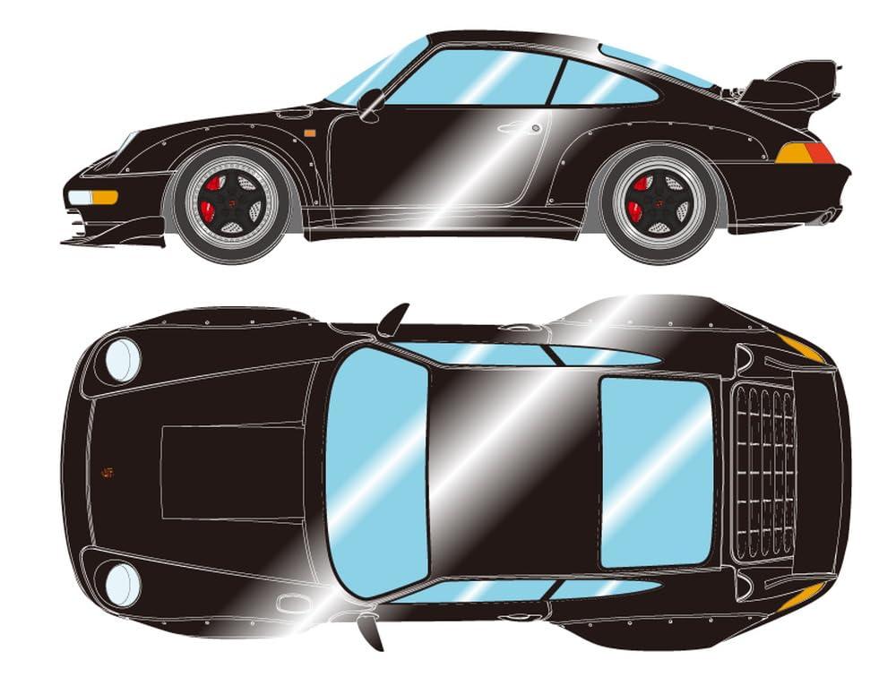 VISION 1/43 Porsche 911 (993) GT2 Street 1996 Metallic Black (Black Wheels) Ready-to-Display VM114J