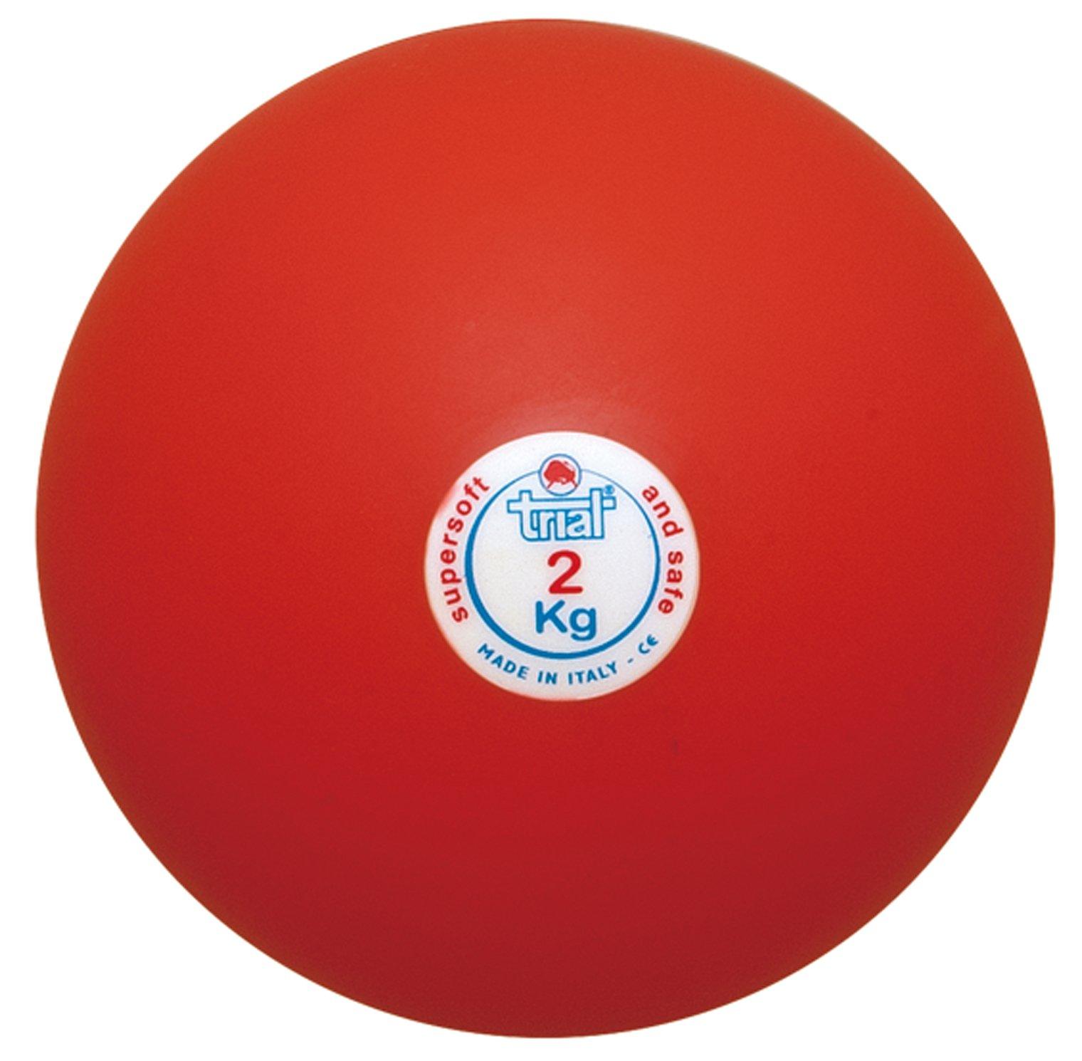 Shot Put, Indoor Use, Soft Rubber, 2.0 kg