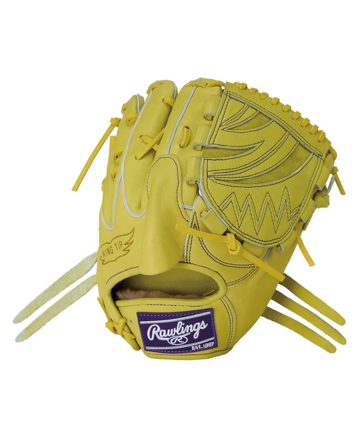 Rawlings Baseball Glove, Hardball, HOH? PREMIUM GH5HPA15W, Pitcher's Glove, Jazz Yellow, 11.75 inches ※Right-handed