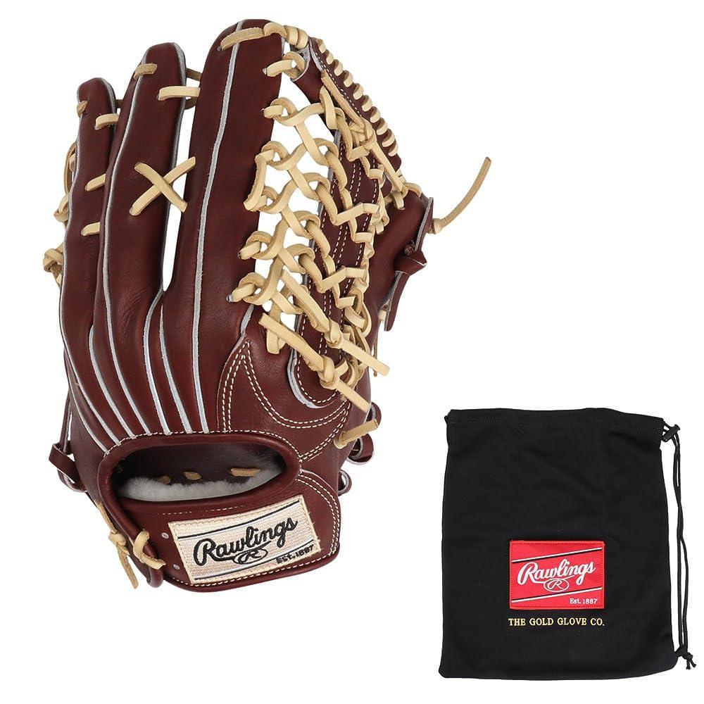 Rawlings Baseball Glove, Hardball, HOH? JAPAN GH5FHJR89, Outfielder, Burgundy, 12.75 inches ※Right-handed