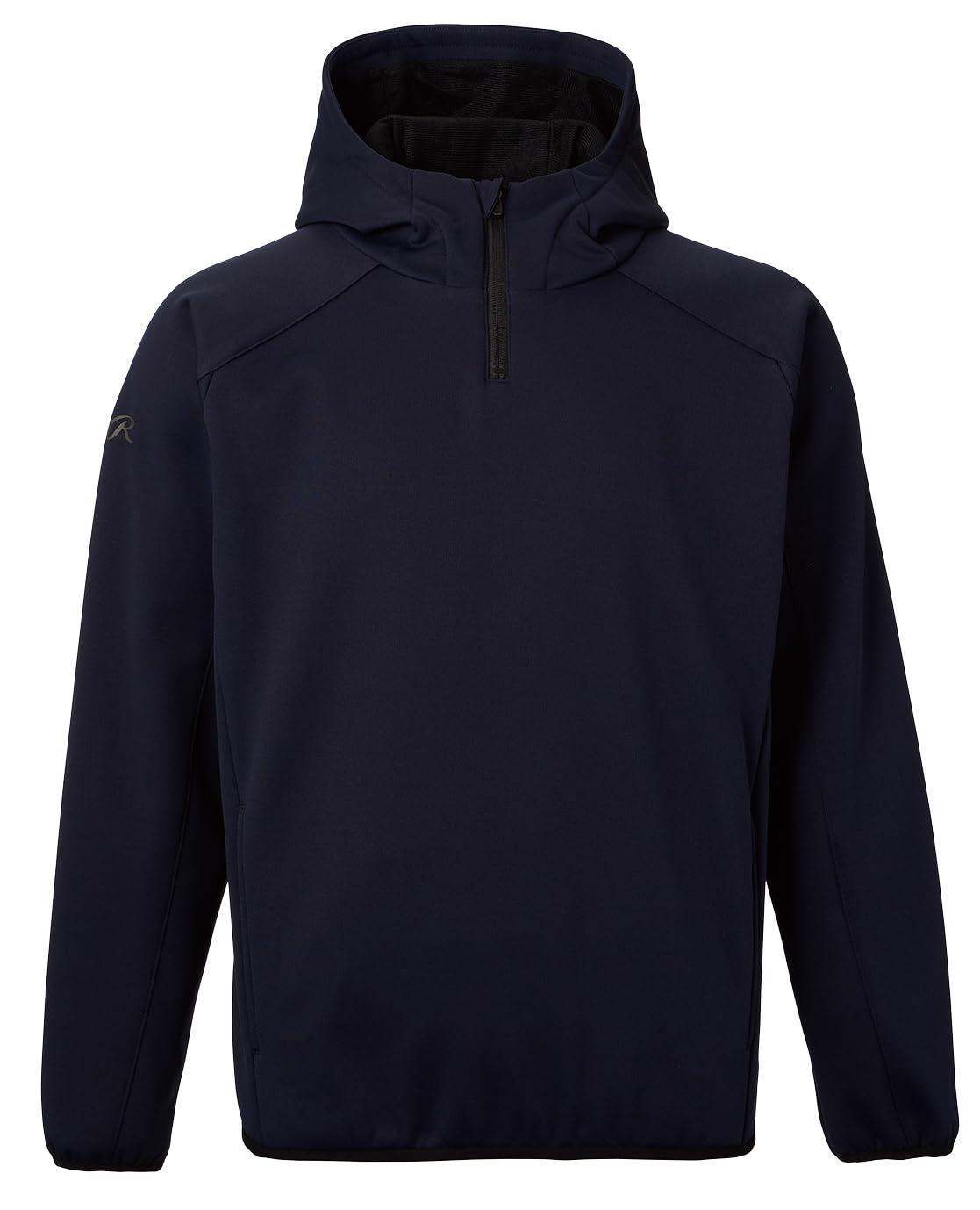 Block Fleece Hooded Half-Zip Top