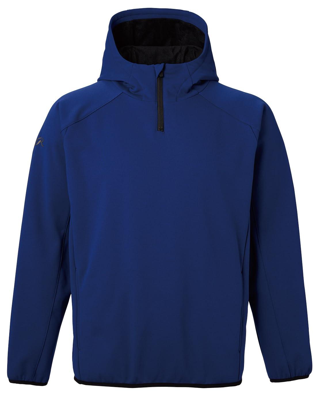 Block Fleece Hooded Half-Zip Top