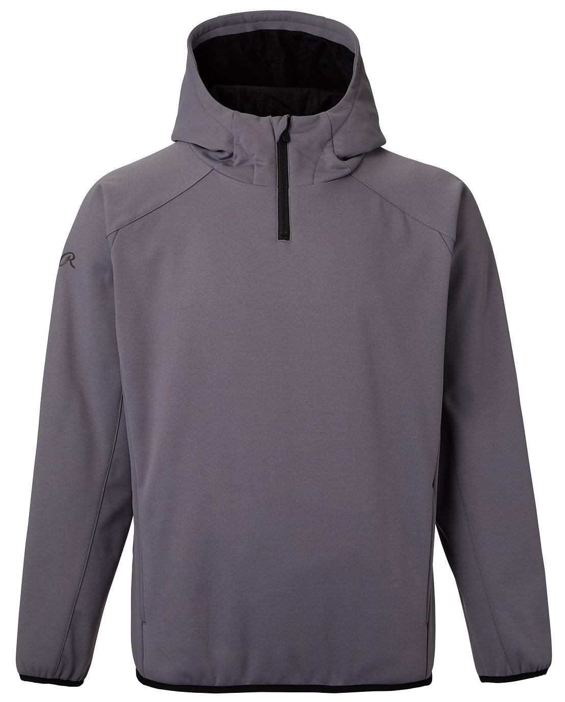 Block Fleece Hooded Half-Zip Top