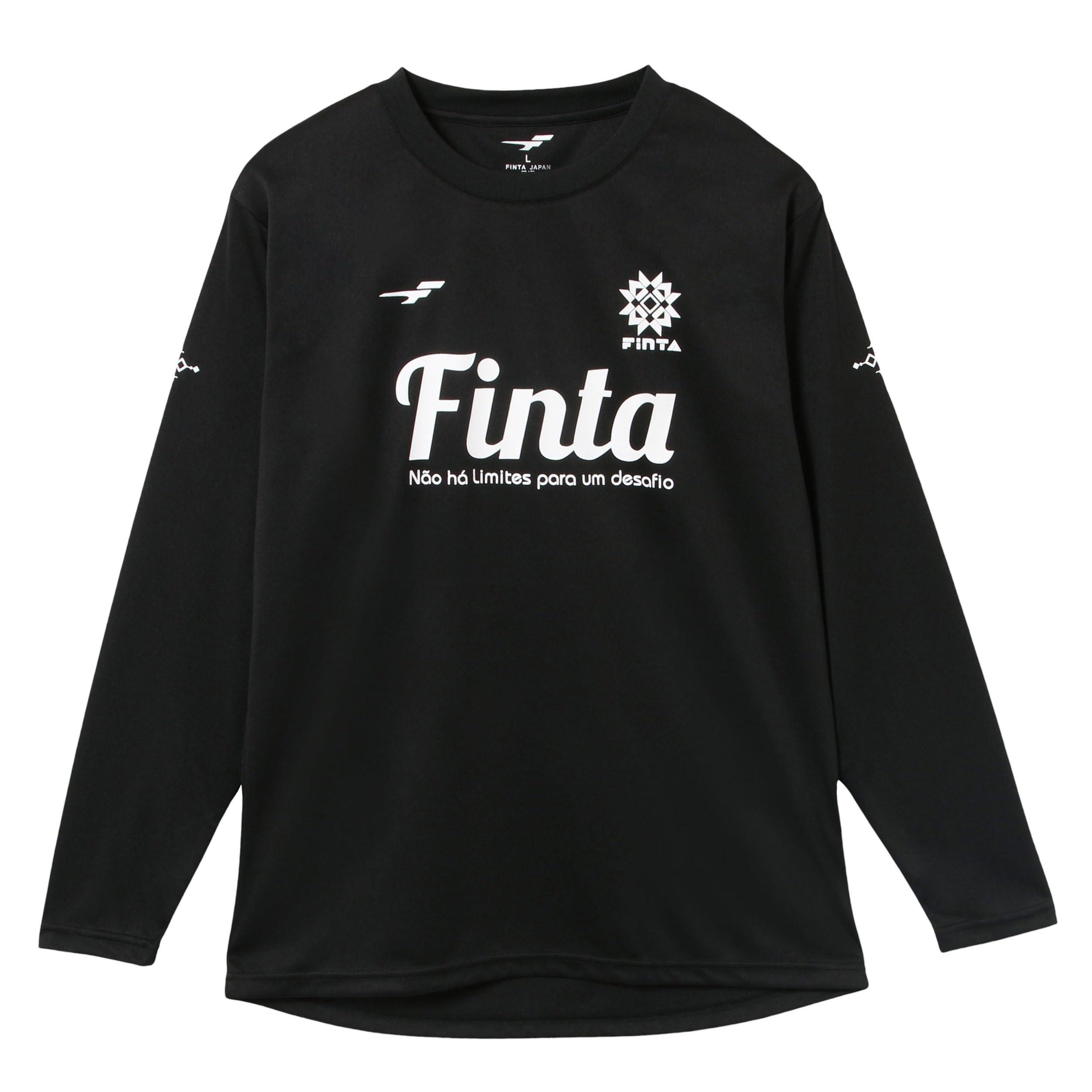 [FINTA] FINTA Soccer Futsal Long Sleeve Practice Shirt FT8818 (0500) Black L