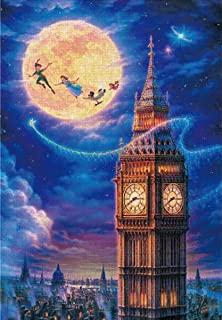 Tenyo 1000-Piece Glow-in-the-Dark Jigsaw Puzzle Disney Peter Pan Moonlight Fly (51x73.5cm) D-1000-094 Includes Glue, Spatula, and Service Card