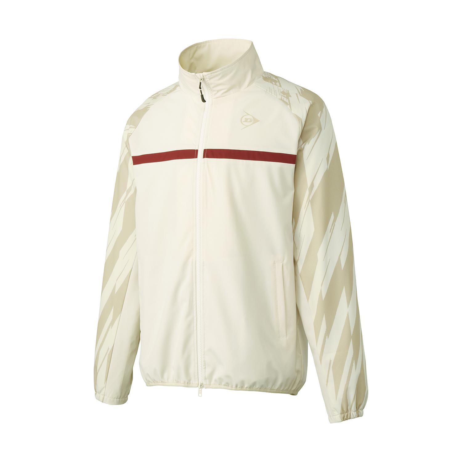 [Dunlop] Tennis Wear Wind Jacket Jacket Unisex DAW4540 2025FW Ivory - L