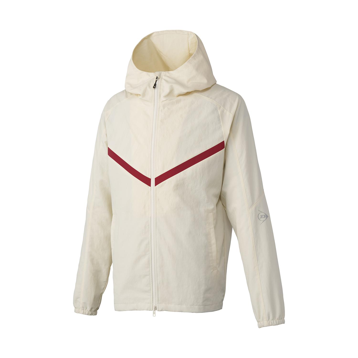 [Dunlop] Tennis Wear Wind Jacket Jacket Unisex Kids Sizes Available DAW4542 2025FW Ivory - L
