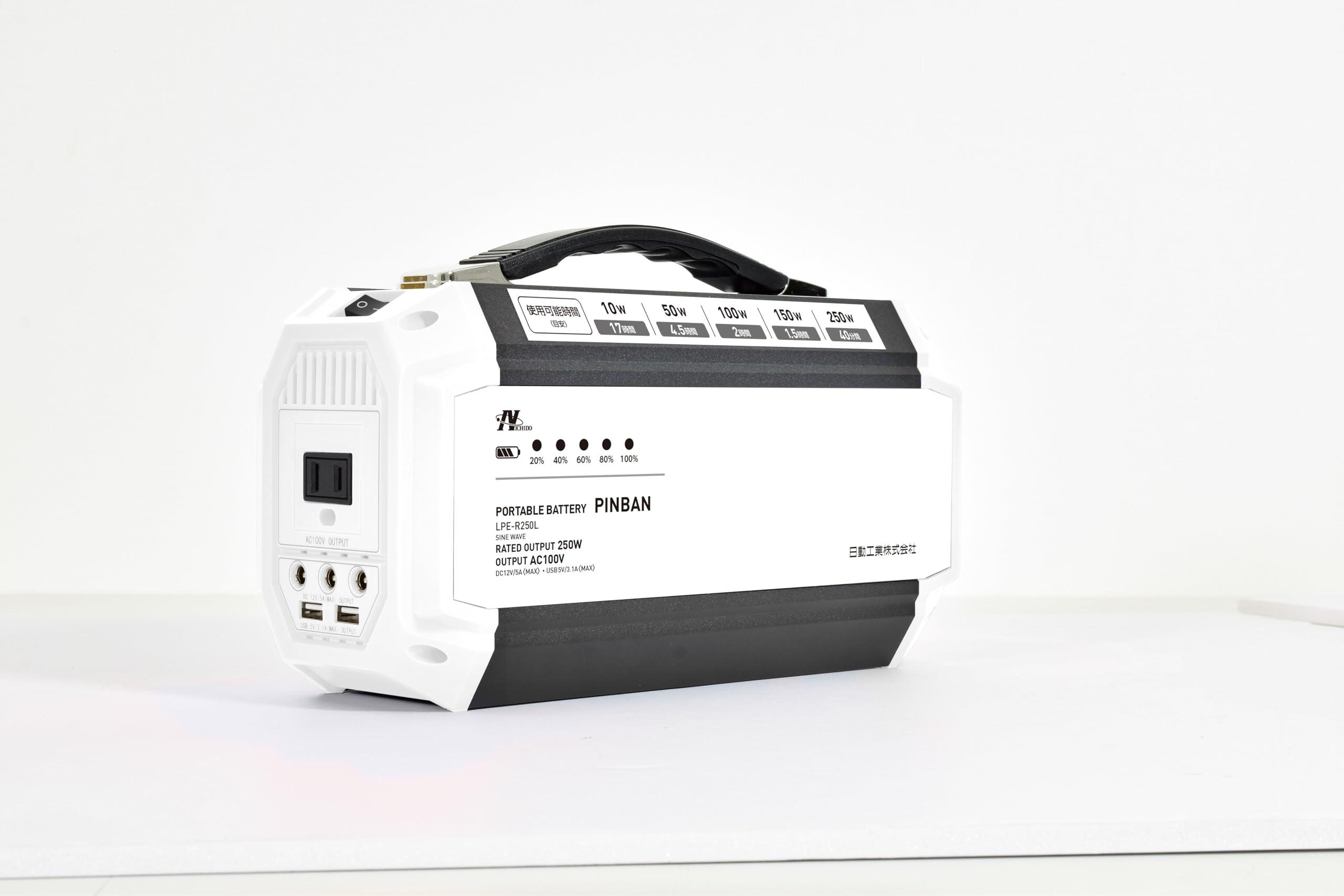 Nichido Ind Portable Power Supply Pinban LPE-R250L2