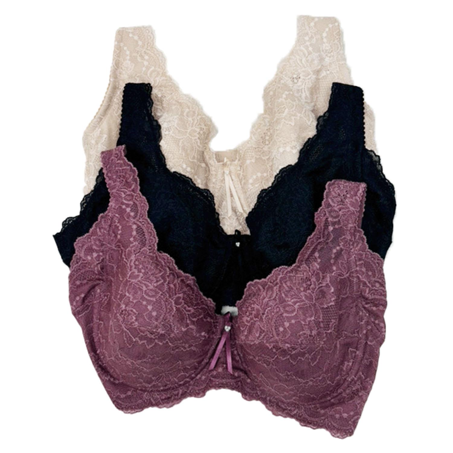 Yauco Underwire Full Cup Bra Plum F85