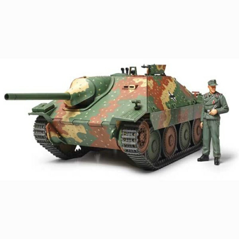 Tamiya 1/35 Military Miniature Series No.285 German Army Hetzer Tank Destroyer, Mid-Production Type Plastic Model Kit 35285