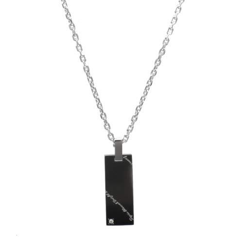 Pure Hypoallergenic Stainless Steel 316L Diamond Pendant Necklace PMS-131