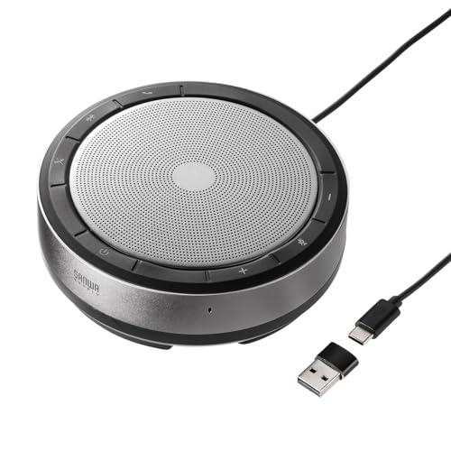 Sanwa Supply Conference Speakerphone (Bluetooth/USB Compatible) MM-BTMSP6