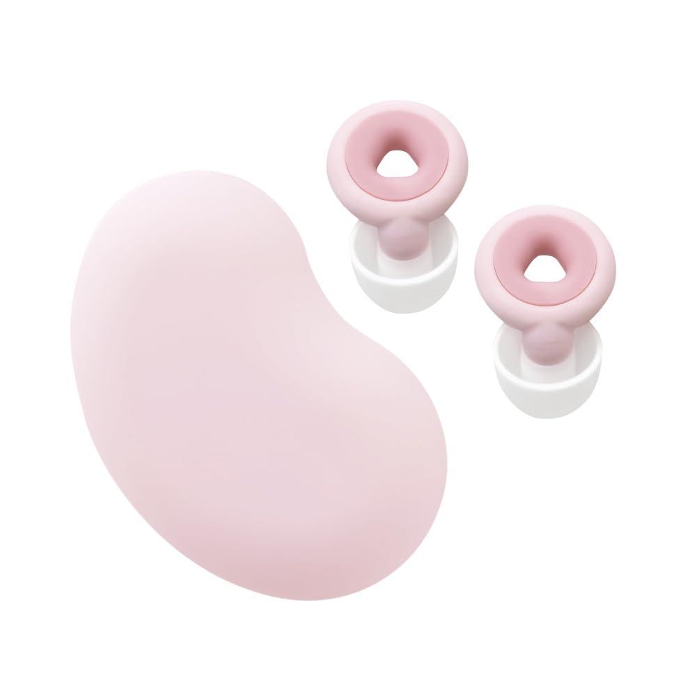 Sonic Earplugs Concentration Earplugs Silicone Type with Case Pink SP-8872-P
