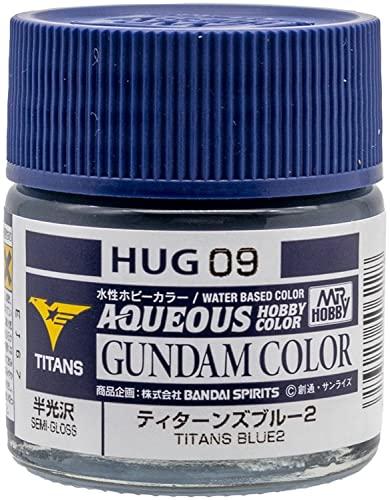 GSI Creos Water-Based Gundam Color Titans Blue 2 10ml Model Paint HUG09