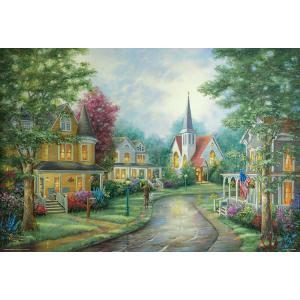 Beverly 1000-Piece Jigsaw Puzzle: Hometown - A Peaceful Afternoon (49×72) 1000-083