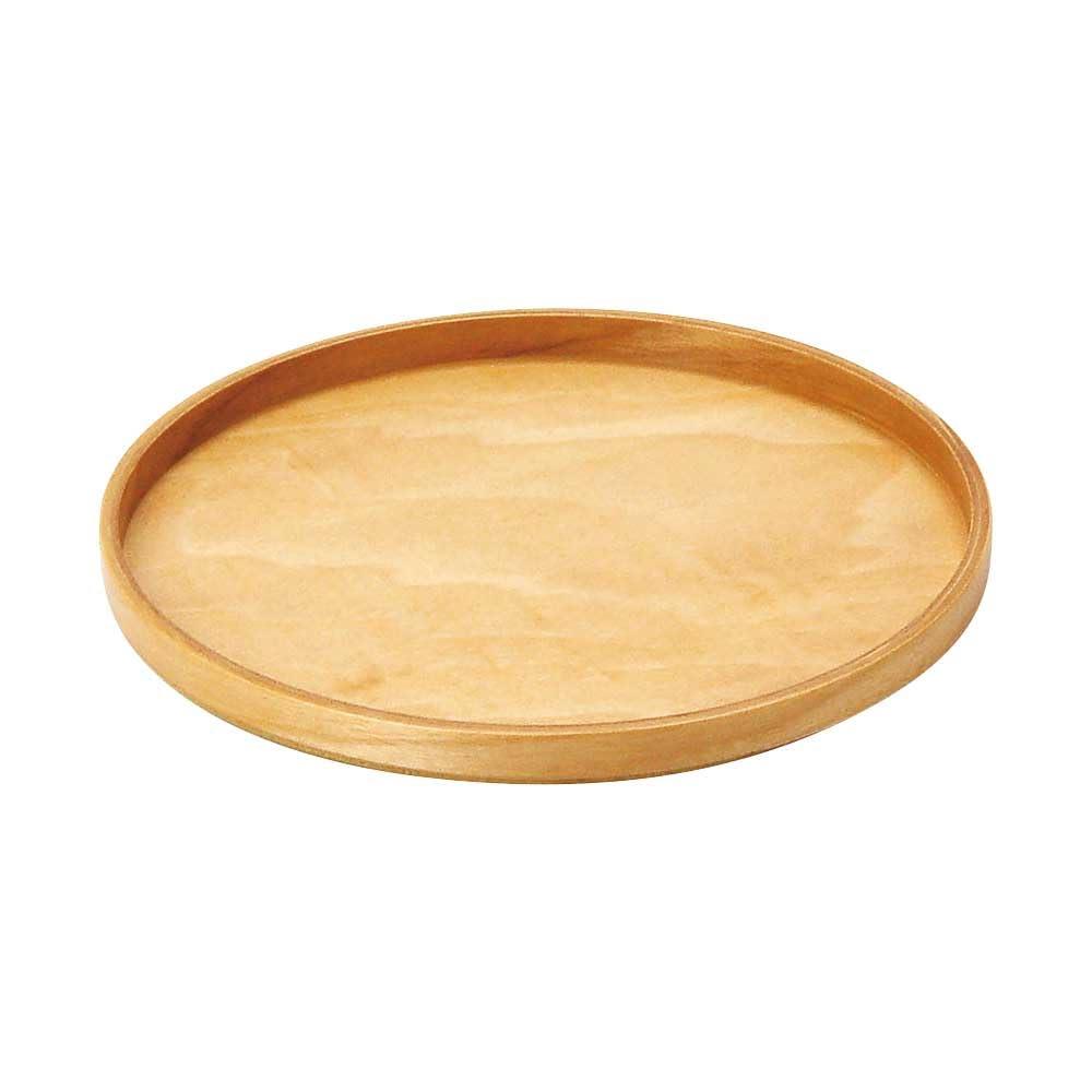Yamaco Yumi Commercial Use Wooden Wappa Round Tray (Clear) φ18 yamaco17289