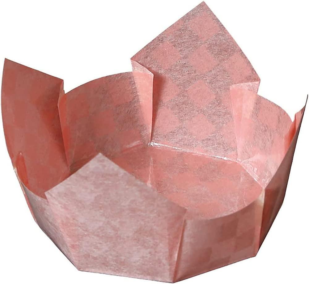 Yamaco Yumi Commercial Use OP Checkered Pattern Assorted Delicacies Large B Red Plum Color (100 sheets) yamaco66666