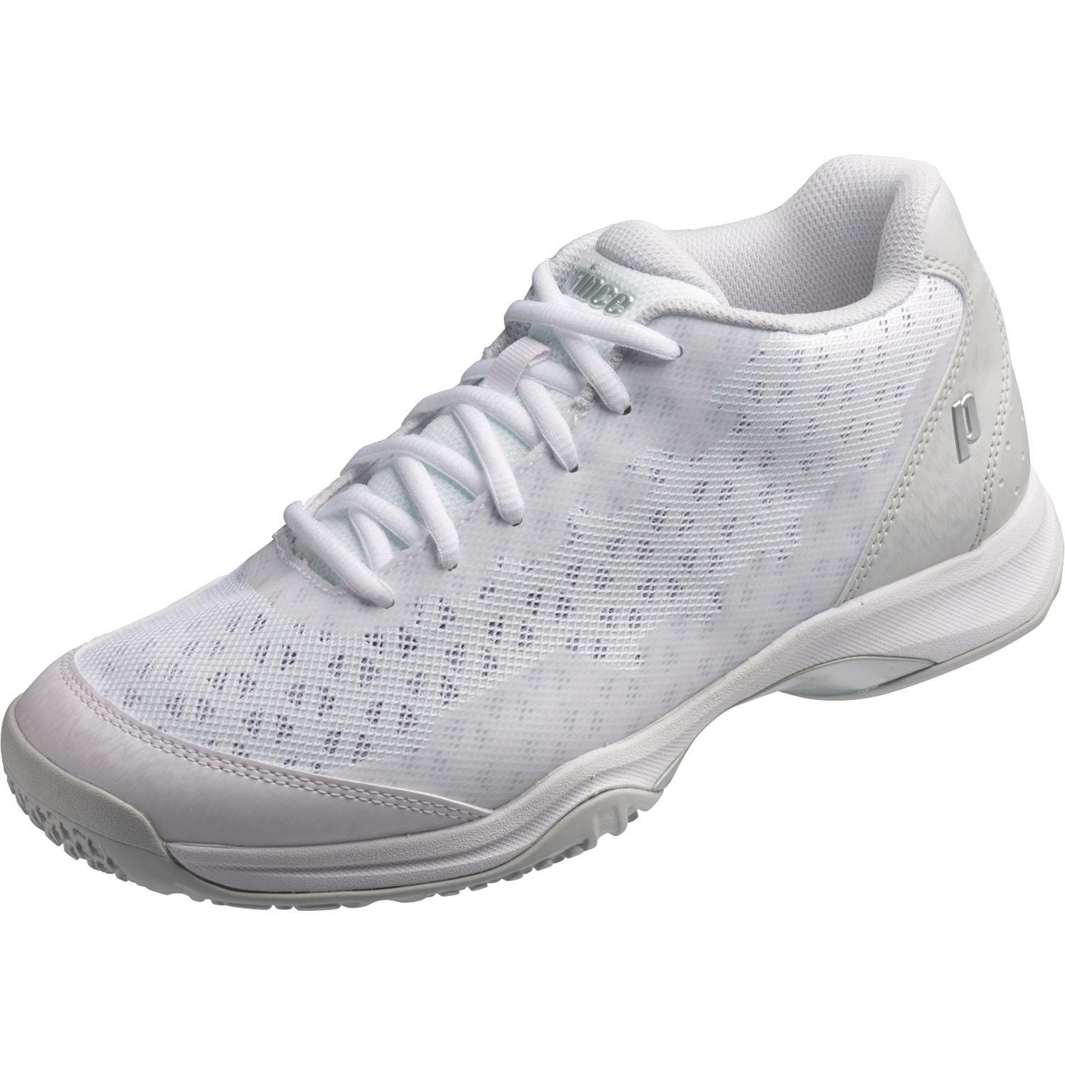 [Prince] Tennis Shoes Wide Light Advance CG White x Silver (206) 23.0 cm