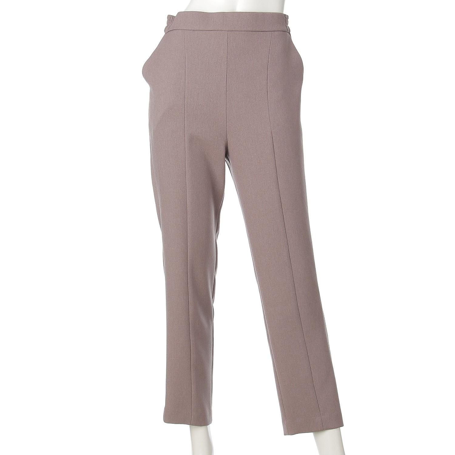 LAPIS ROUGE Woolish Tapered Pants Mocha 9 Gou