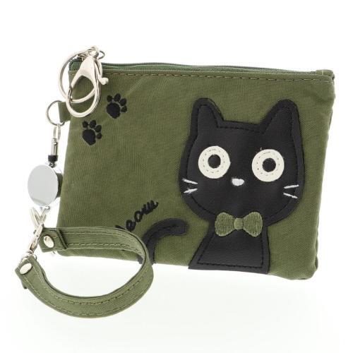 Cat Patchy Reel Pass Case, Moss Green