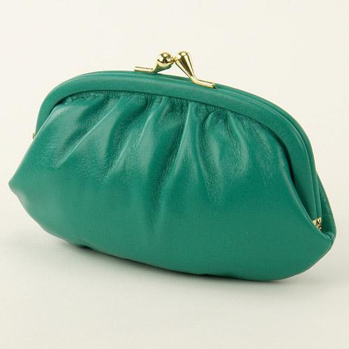 Colorful Solid-Color Coin Purse, Light Green