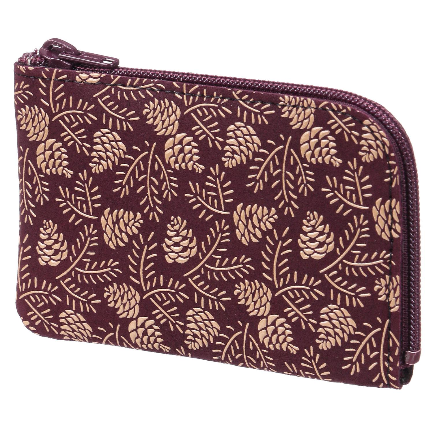 Inden 1001 Coin Purse Matsukasa 86 Purple 10 White