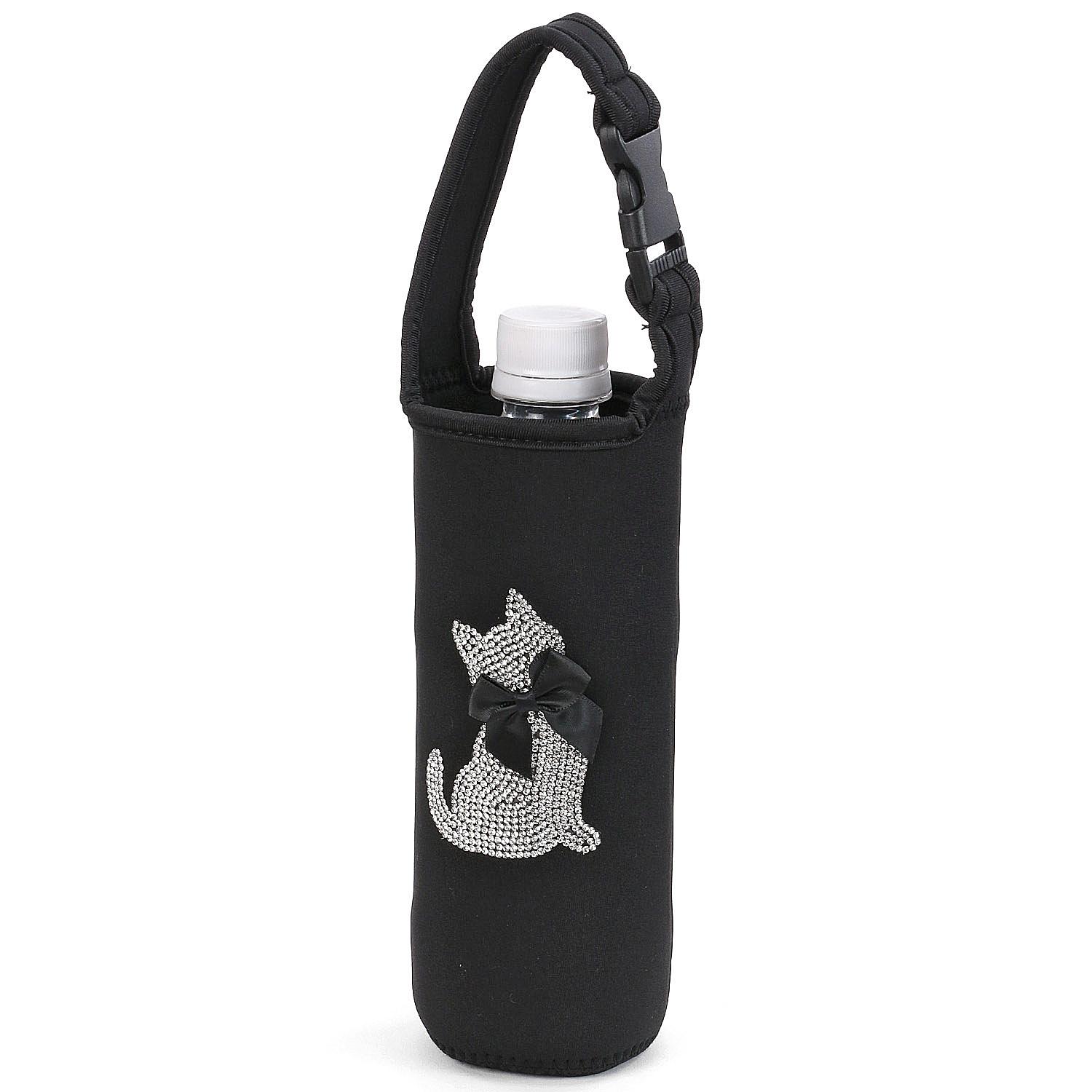 Sparkling Decoration PET Bottle Case (Fits 650ml Bottles) 01 Ribbon Cat
