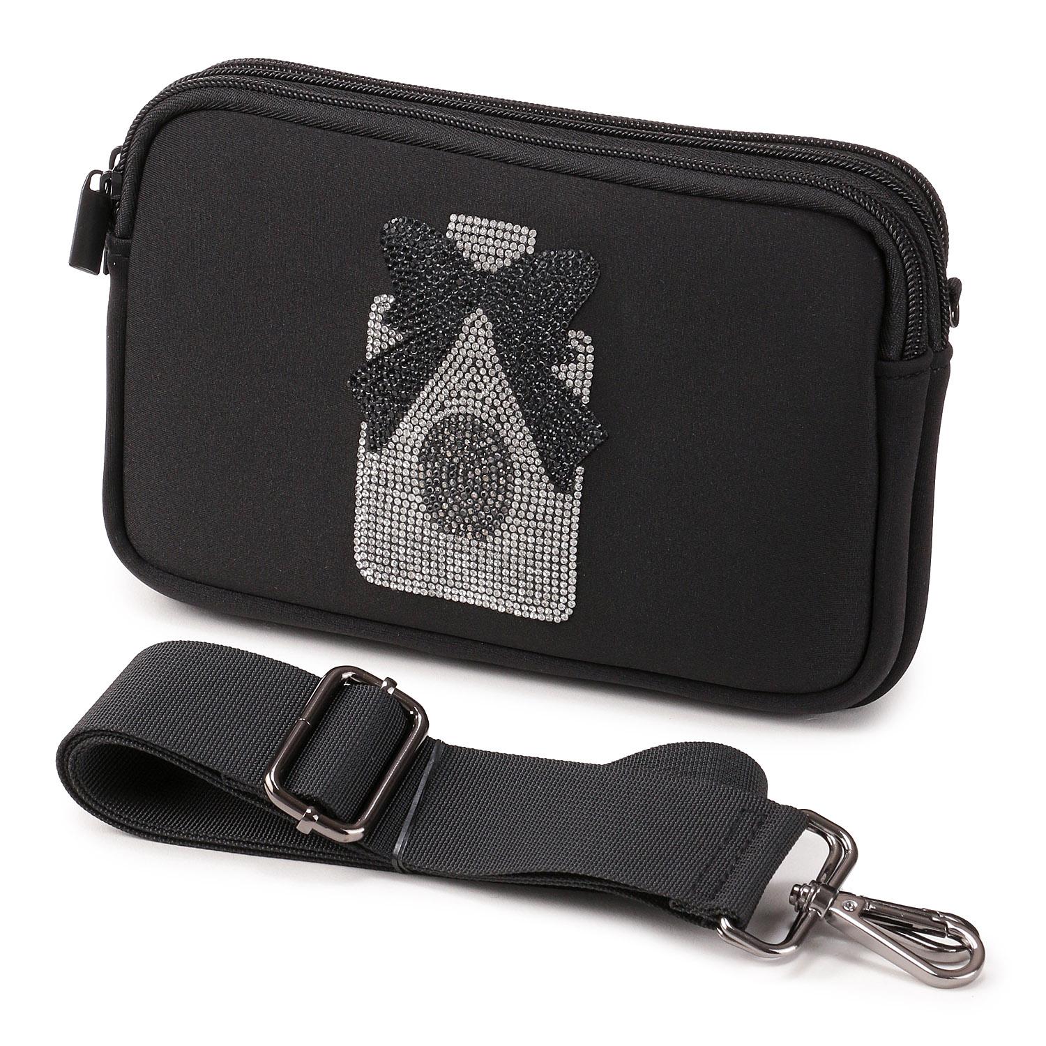 Decoration 3-Zipper Pouch - Perfume Bottle