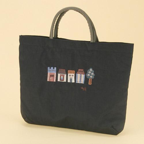 ATSUKO MATANO Embroidered Bag House Black