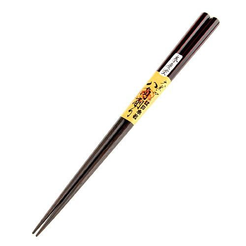 Edo Wooden Chopsticks, Octagonal Spring Kei Design, Ironwood, 23.5cm