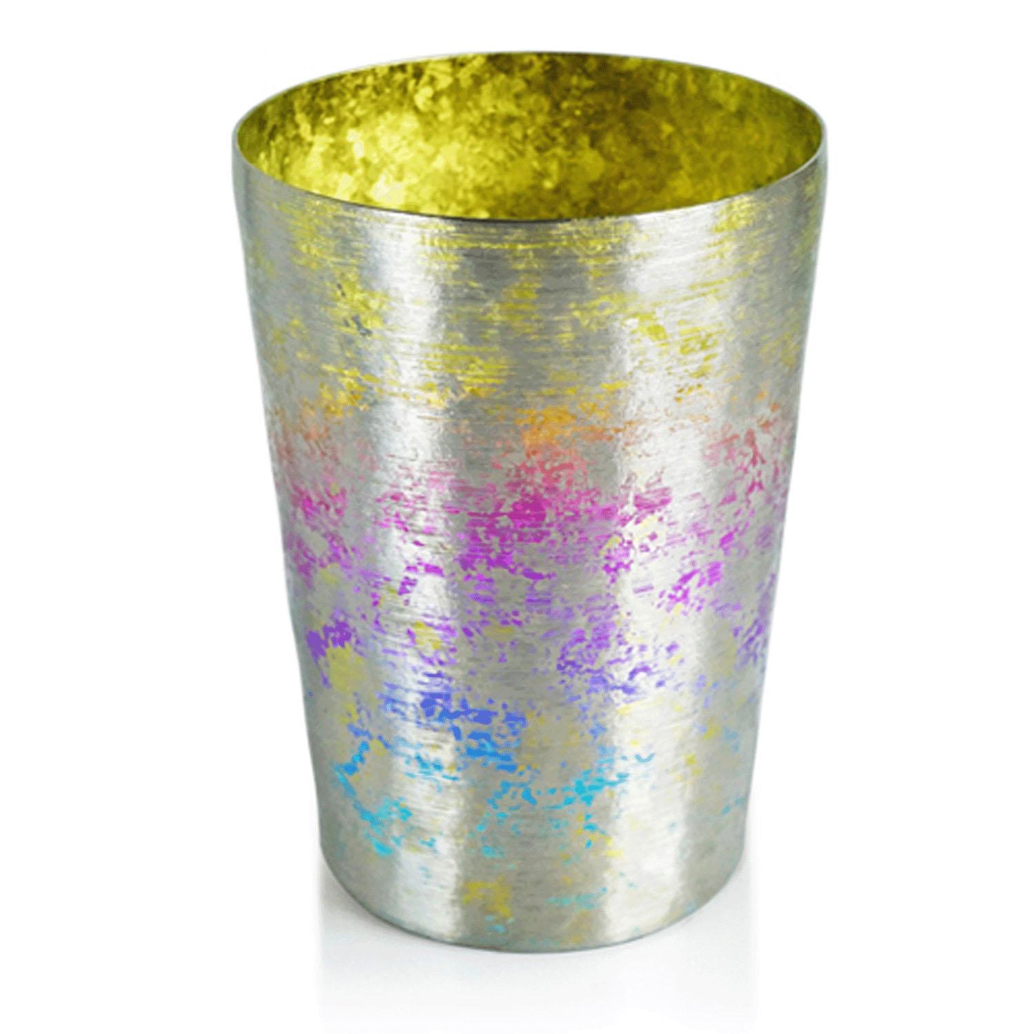 High-Insulation Titanium Tumbler TAIKO Beer Lock Rainbow