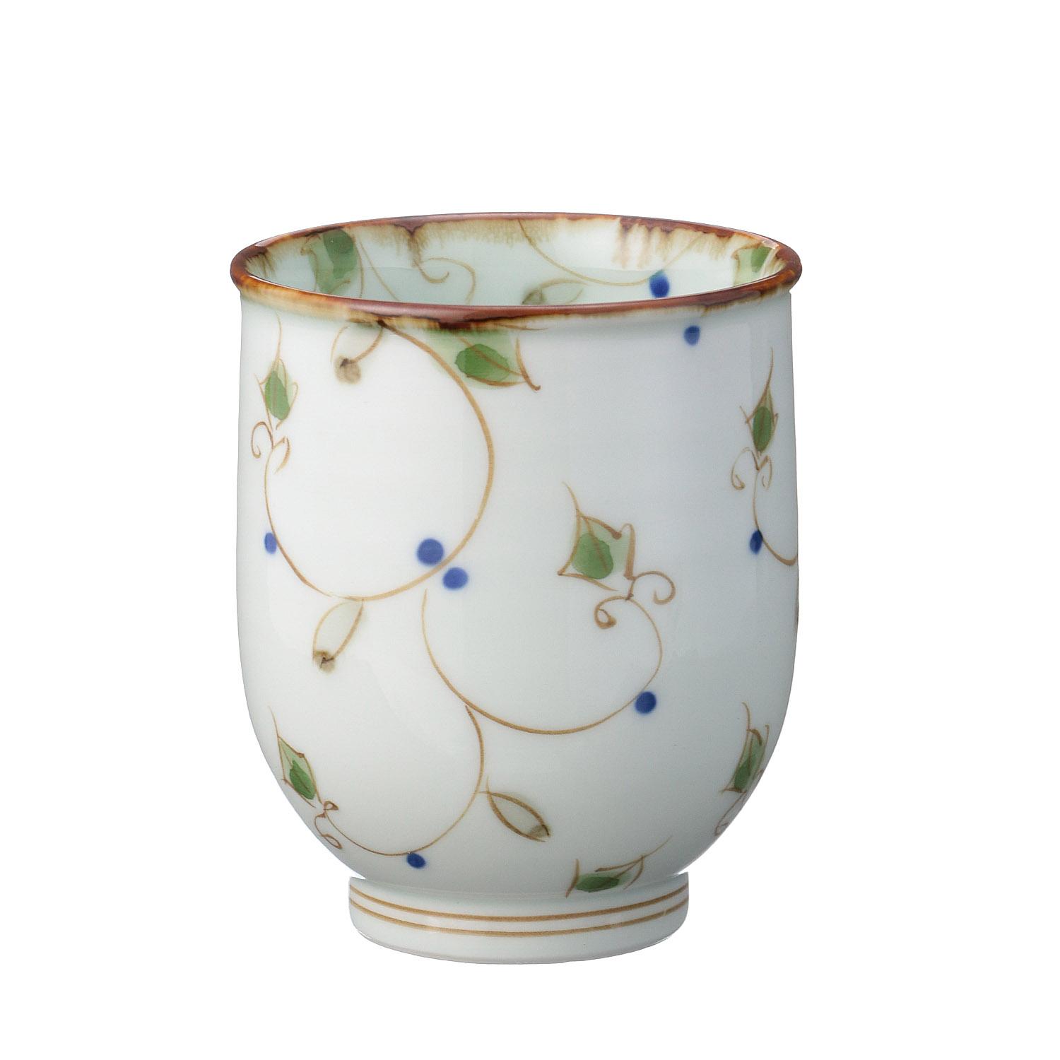 Inner and Outer Arabesque Rice Bowl and Tea Cup Set 03＿Large Tea Cup