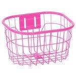 PALMY Stylish Round Wire Basket for Toddlers Pink (Width 245mm × Depth 200mm × Height 160mm (Base: Width 210mm × Depth 150mm))
