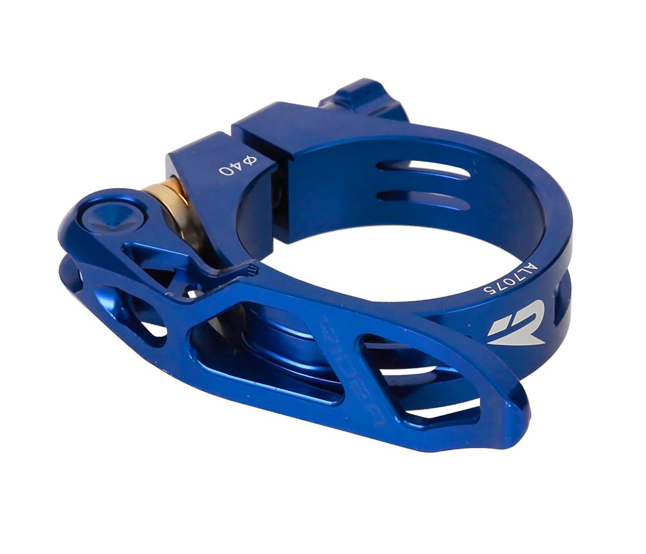 RIDEA Seat Post Clamp Quick Release SCQR40T3 Blue 147-02028