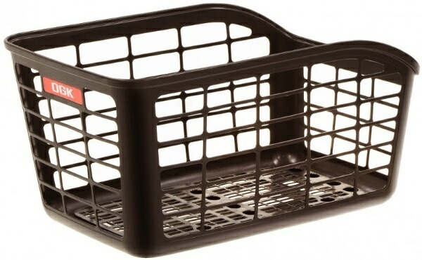 OGK Lightweight Rear Basket (RB-018) Dark Brown