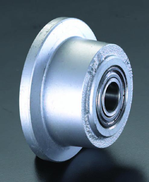 250x65mm Wheel (Ball Bearing, Cast Steel, for Rails) EA986SD-250