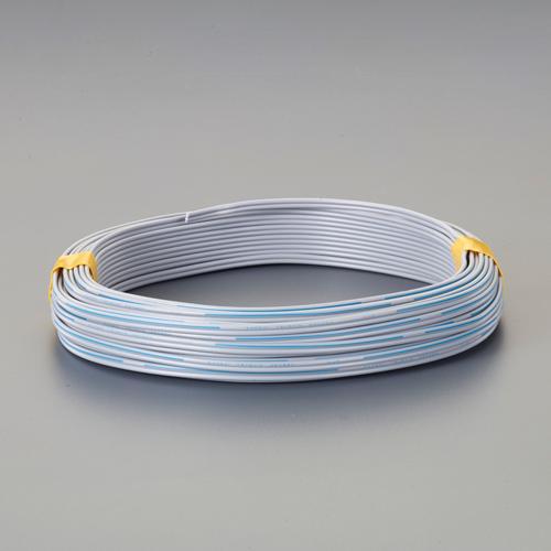 0.8mm/2-conductor/20m Bell Cord (Solid Wire, Gray) EA940AB-6