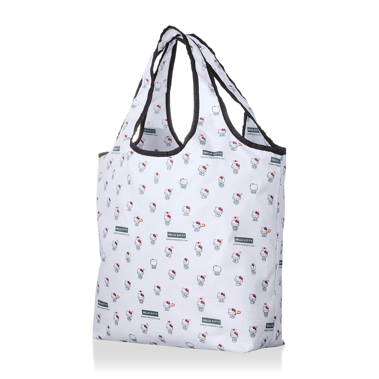 [CIFRE] Foldable Insulated Eco Bag with Sanrio Characters SA14 White Heart