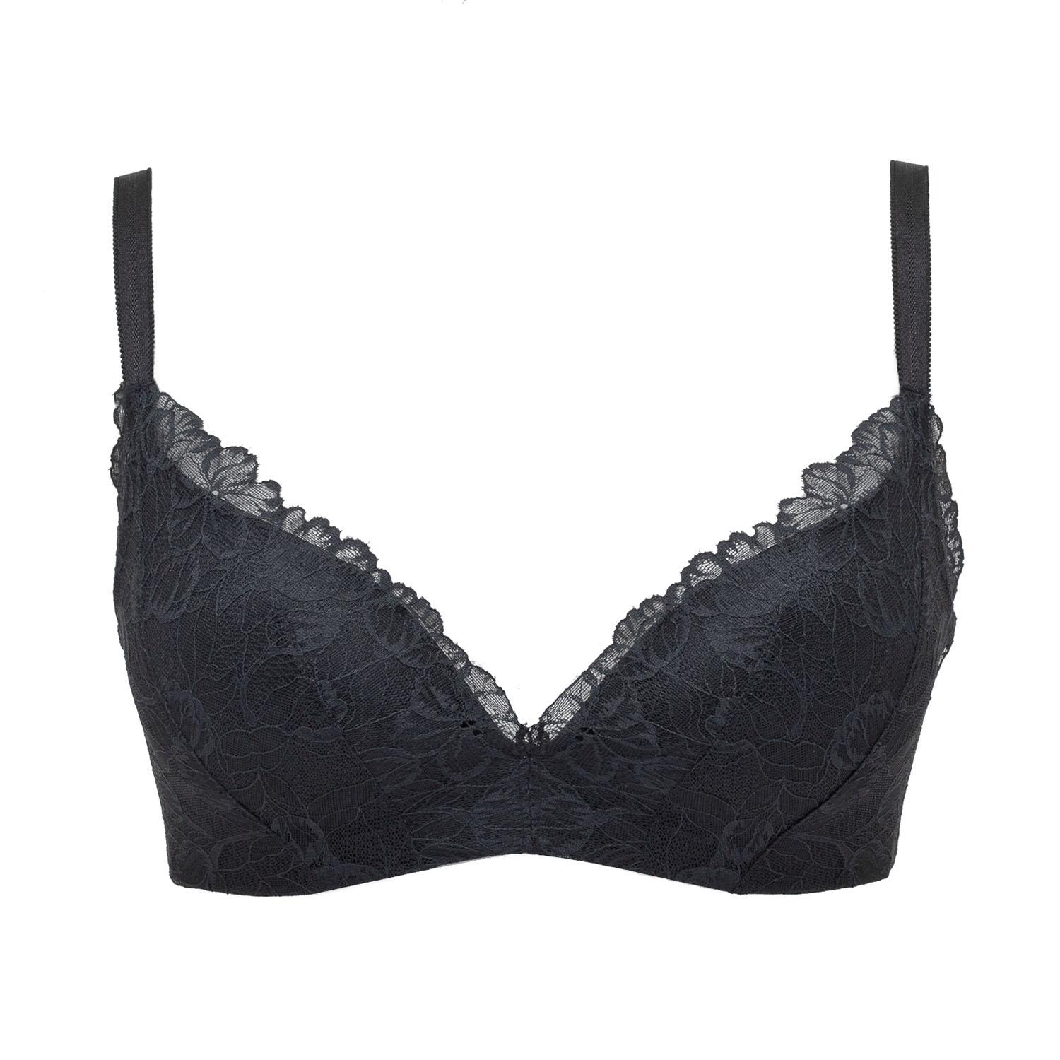 Bumpy Step Solution Bra - Black - L
