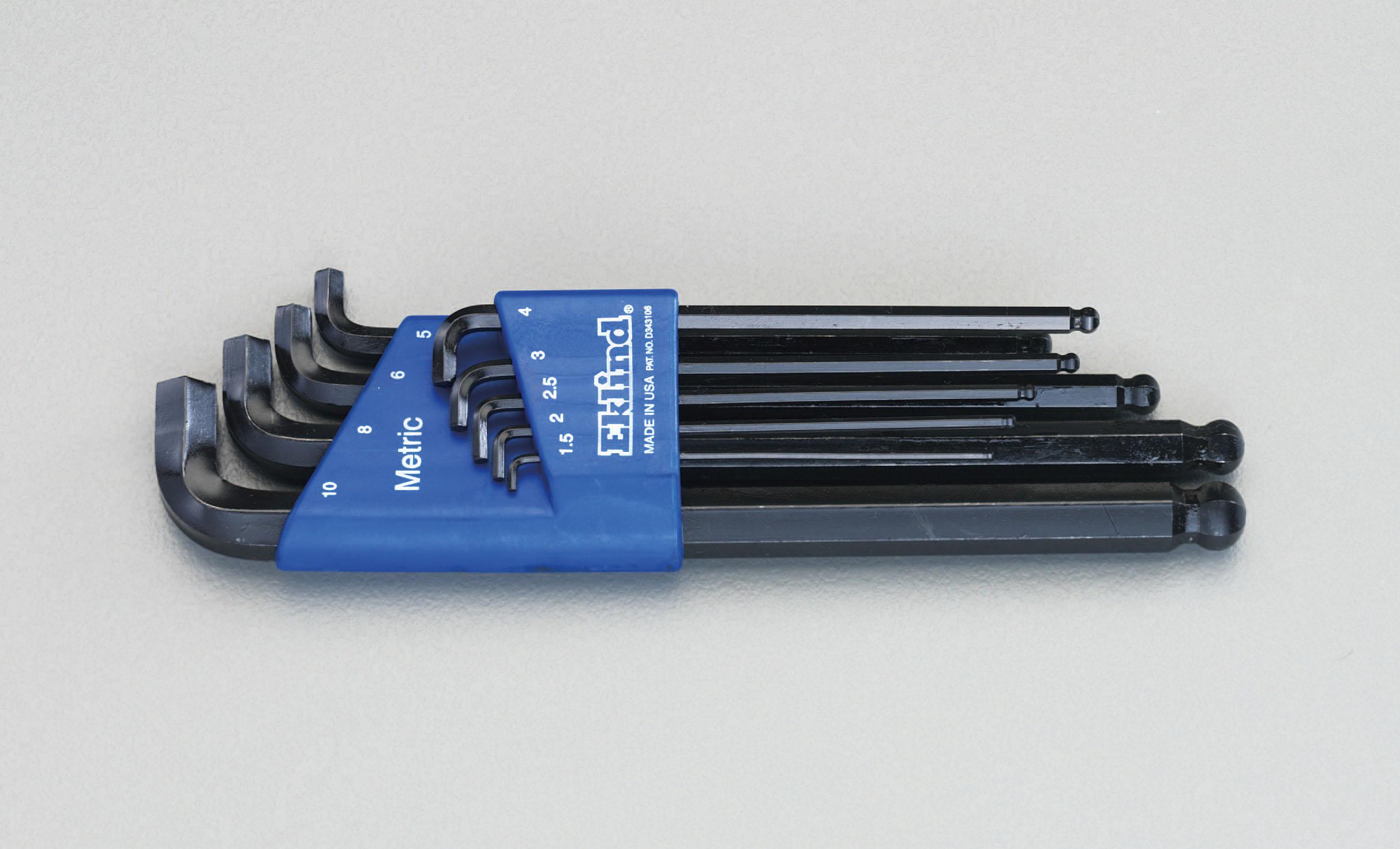 1.5–10mm / 9-piece set [BallHex] Key Wrench (Short Head)