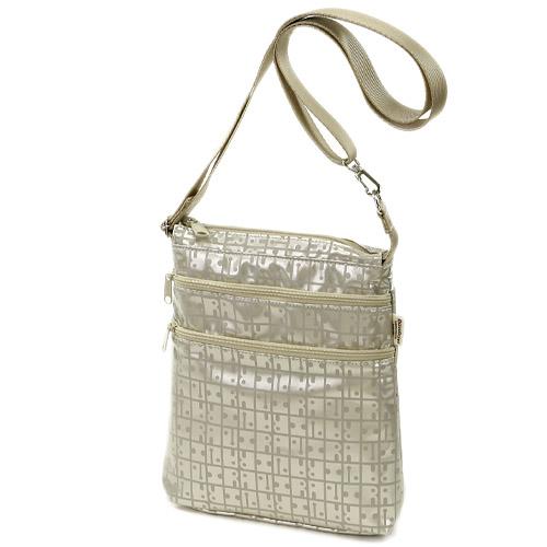 Kiki 2 Double Zipper Pouch - Gold